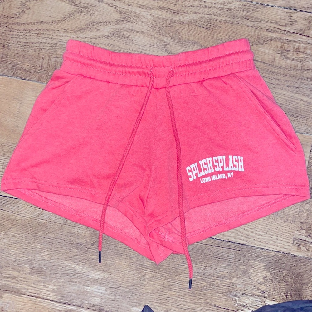 New Without Tags, LAGACI Splish Splash Hot Pink Comfy Mini Shorts